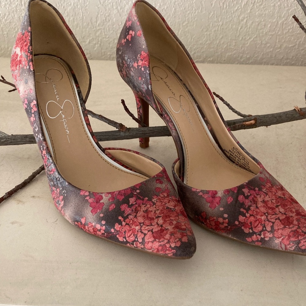 Jessica Simpson Cherry Blossom Heels